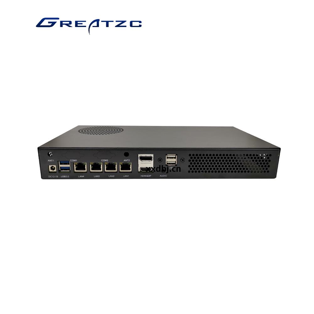 H310四(si)網(wang)口(kou)軟路(lu)由(you)網安工控(kong)電(dian)腦主(zhu)機ZC-H78-H3104L